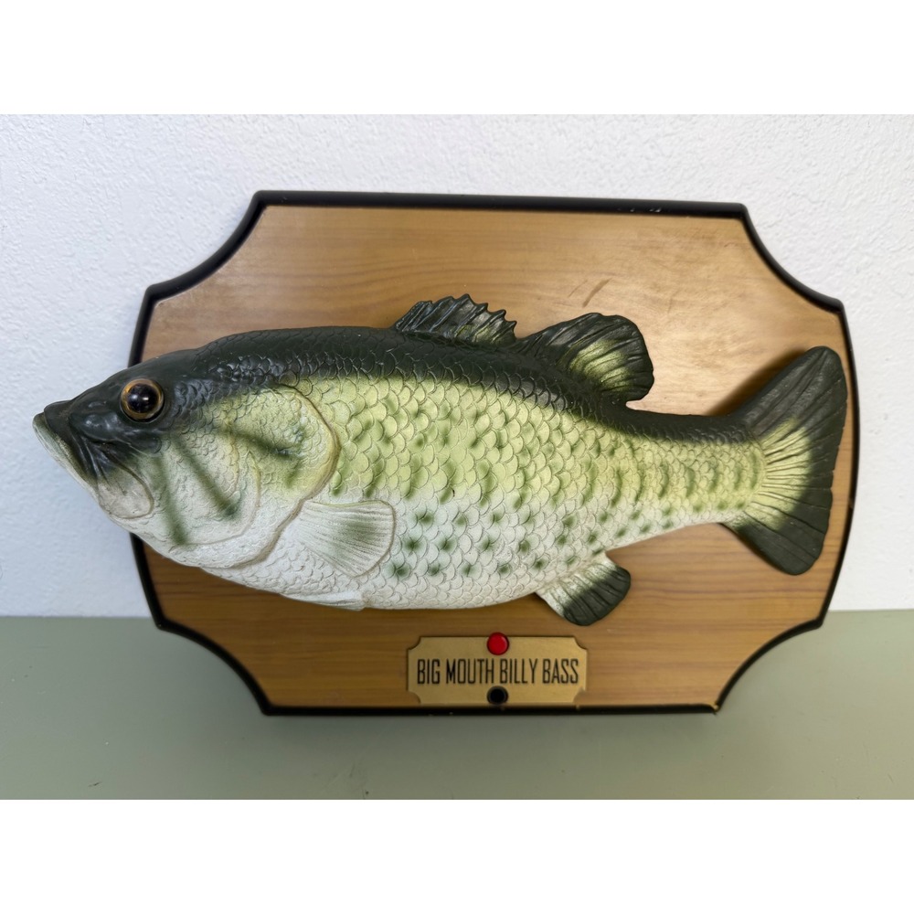 Big Mouth Billy Bass 1999 Gemma Tested Works Singing Animatronic Fish Kitsch